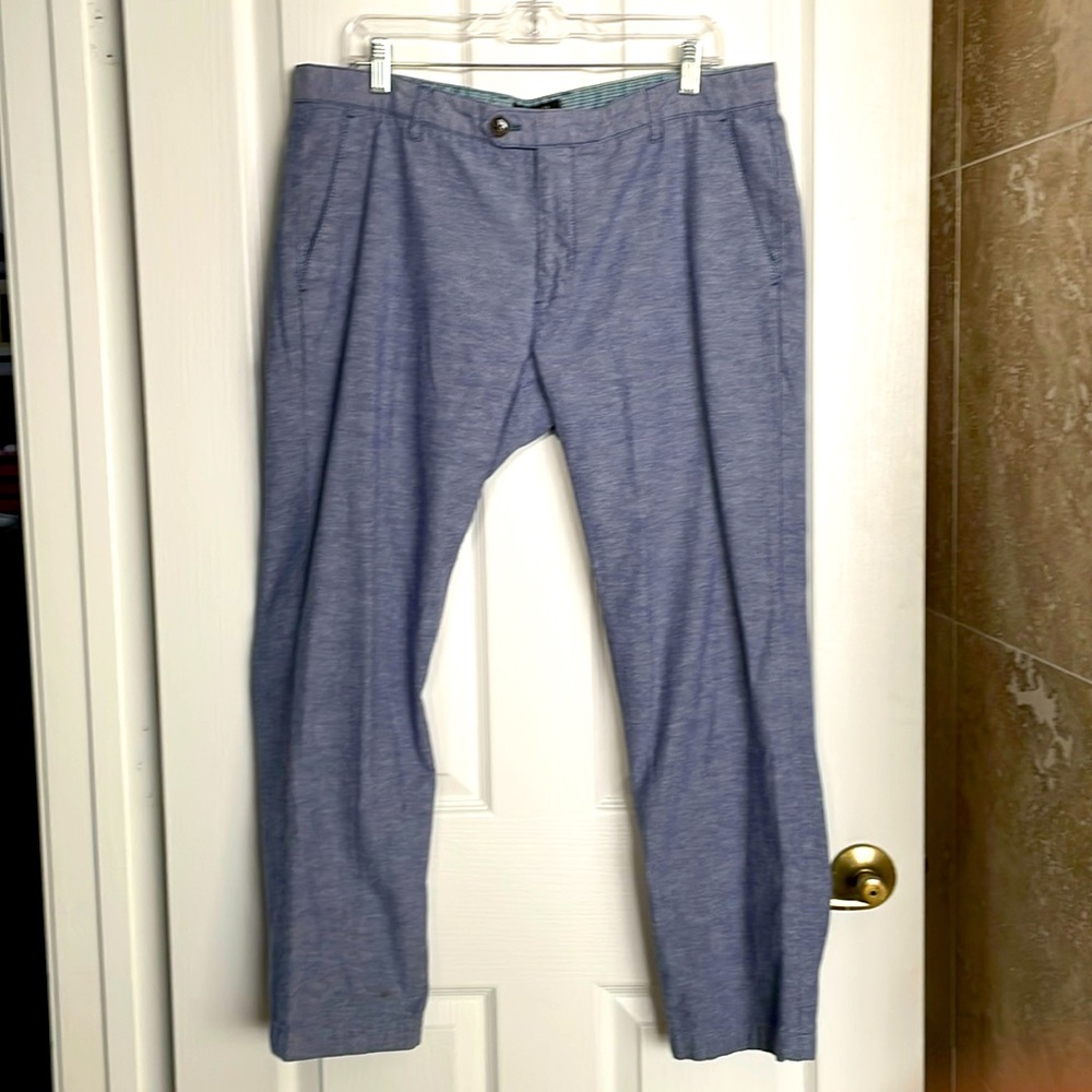 Ted Baker Flat Front Tiny Dot Chino - image 1